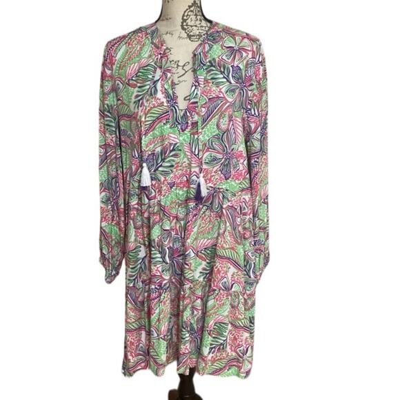 Stella Parker FLORAL DREAMS LILAC Dress - Picture 1 of 11